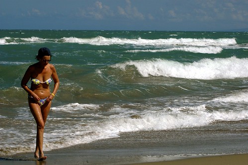 ocean sea woman sexy ass girl female sand surf tits boobs dominicanrepublic playa bikini tanga cabarete dimex republicadominicans