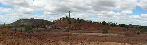 chimney panorama ruin smelter