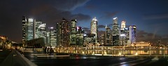 Singapore skyline...