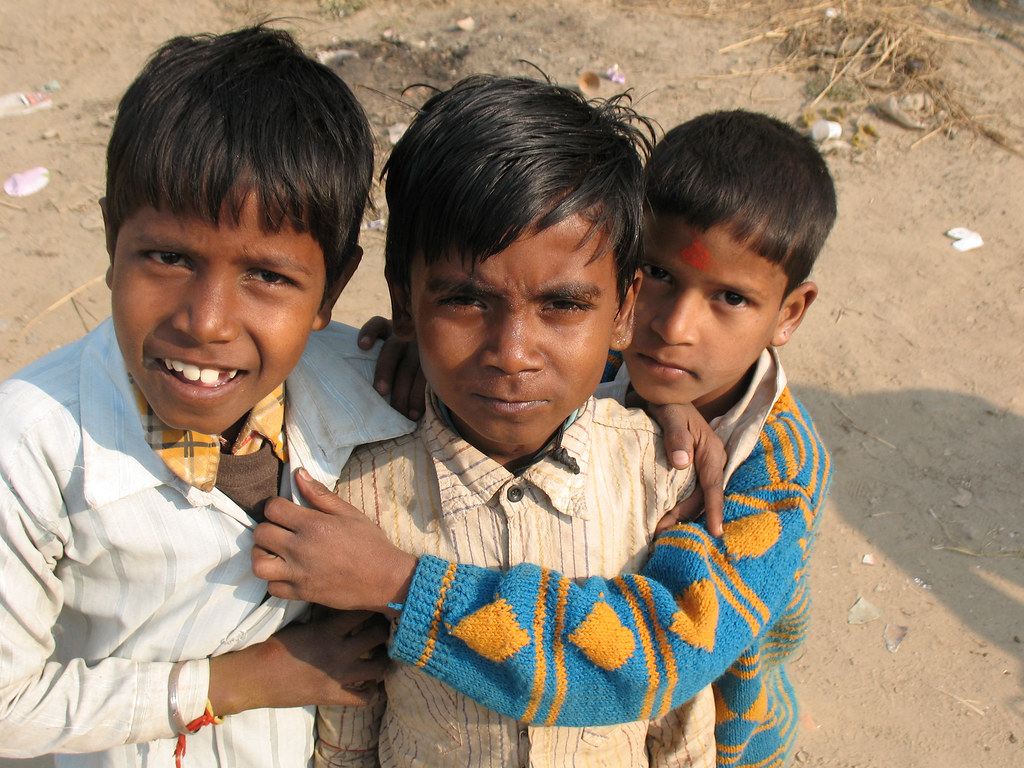 Indian Children at Varanasi