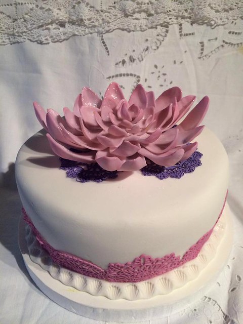Lotus Pink Cake by Marina Silvia Rothhuber of Silvycakes