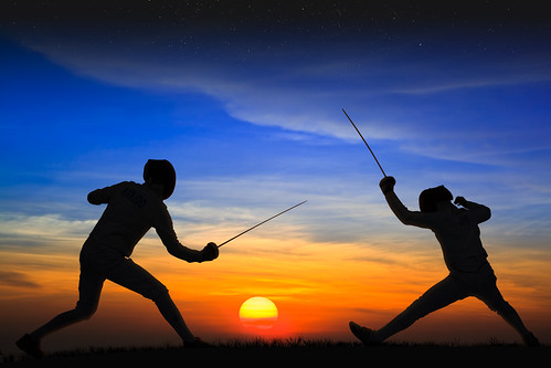 blue sunset sky sun white abstract black game men art silhouette sport speed training sunrise thailand star fight nice play mask exercise action martial background events attack competition clip figure saber sword target duel warrior match precision fencing concept athlete combat quick defense rapier agile trat fencer kokut