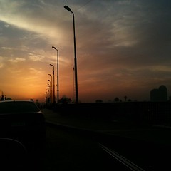 #Cairo sunset without any editing
