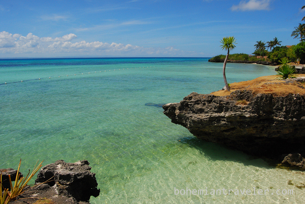 ocean view and Ogtong Cave beach Philippines