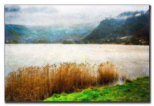lake texture landscape nemi