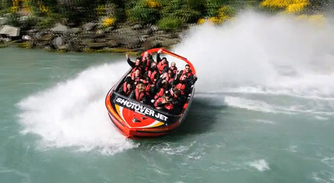 Shotover Jet World's Most Exciting Jet Boat Ride Arthurs Point Queenstown | Day 4 New Zealand Sweet as South Contiki Tour | A Guide to South Island