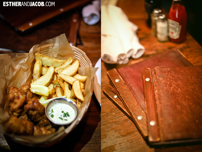 Menus and Fish & Chips at Brickstore Pub Downtown Decatur | Tourists at Home