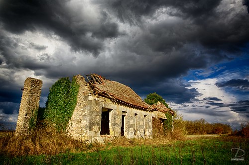 france nature french ciel nuages paysage maison campagne hdr orage ruines jimages borderfx denisdrouault abandonnée canon5dm3