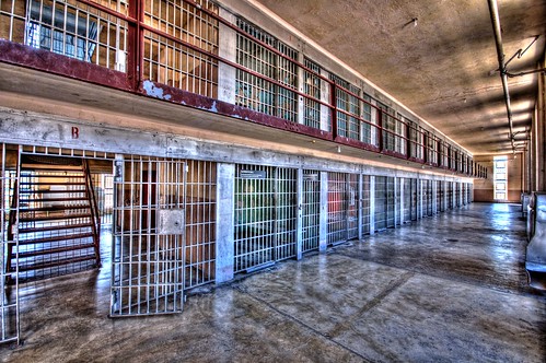 door old blue b red yellow metal concrete nikon bars steel pipes cell idaho prison jail hdr penitentiary stateprison jailcell d90 photomatix statepenitentiary lr4 idahostatepenitentiary oldidahostatepenitentiary