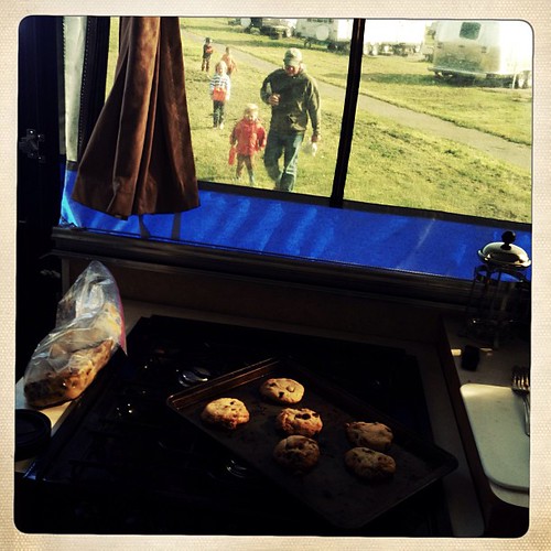Fresh baked cookies? Come on over! #Glamping #halfmoonbay #popuppenny