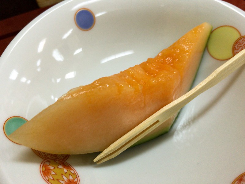 草津旅行ぬ志勇旅館葉月の膳水菓子(季節のフルーツ)