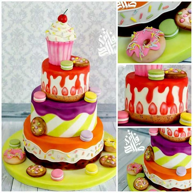 Colorful Cake by Faten Salah