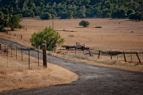 road abandoned rural truck fence landscape hill hills colusacounty 1770mm