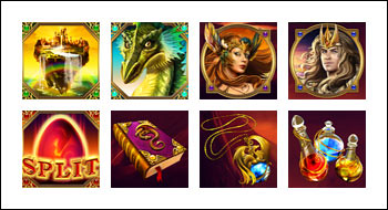 free Dragon Kingdom slot game symbols
