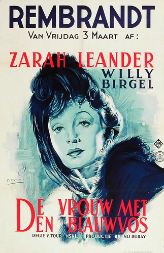 Vrouw met den blauwvos, 1938