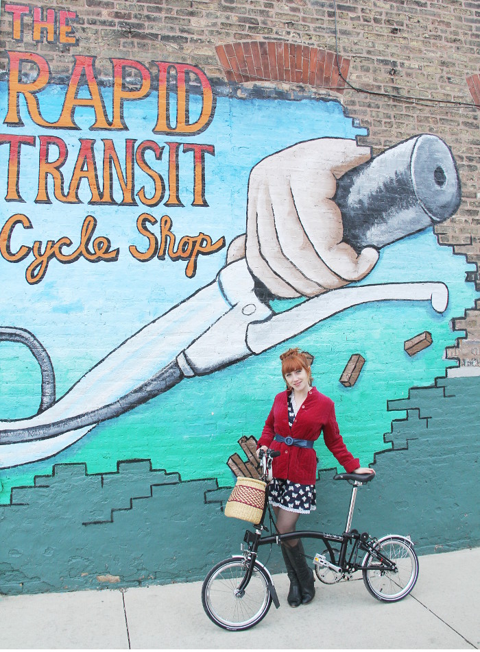Bicycles & Vintage Fashion in Wicker Park