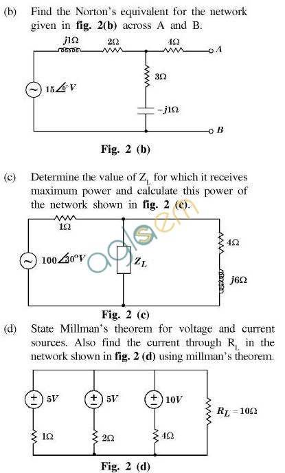 UPTU B.Tech Question Papers - TEE-402-Network Analysis & Synthesis