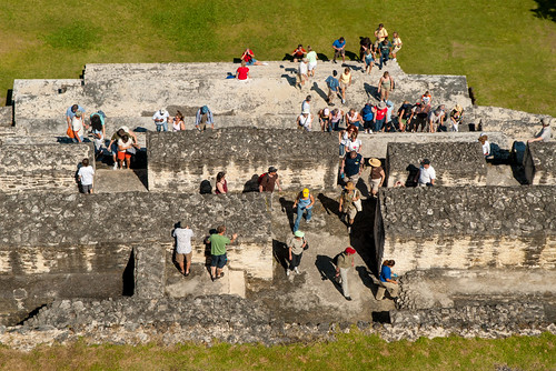 travel cruise vacation people stairs digital ruins tour pyramid maya belize steps tourists historic mayan caribbean archeology xunantunich elcastillo preclassic d80 cayodistrict postclassic stonewoman