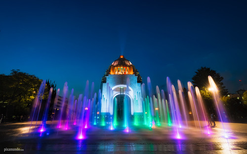 fountain mexico twilight nikon mexicocity bluehour panchovilla d800 federaldistrict monumentoalarevolucion cuauhtémoc pixamundo