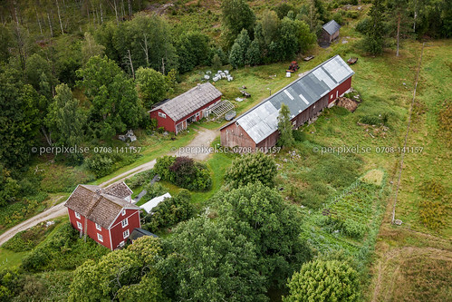 flygfoto bruket binäs frändefors västragötaland sverige swe