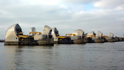 The mighty Thames Barrier