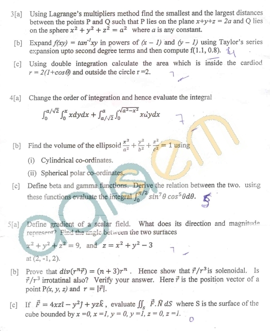 DTU Question Papers 2010  1 Semester - End Sem - AM-101