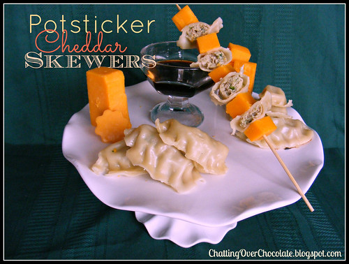 Potsticker Cheddar Skewers