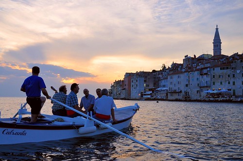 sunset mediterraneo tramonto mare barche croazia rovigno rovinj istria adriatico coro