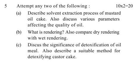 UPTU B.Tech Question Papers -TOT-601- Solvent Extraction of Oil Seeds & Oil Bearing Materials