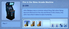 Fire in the Skies Arcade Machine