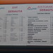 Ceník samoobslužné restaurace v mezistanici Serauta (Marmolada)