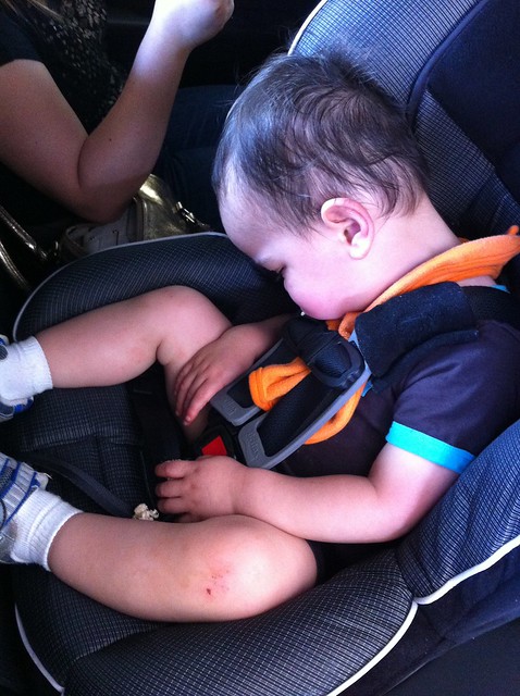 Fell asleep in the car