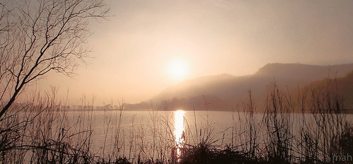 morning sun lake reflection water minnesota sunrise landscape scenery scenic winona