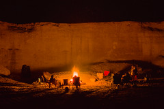 Desert Camp Fire