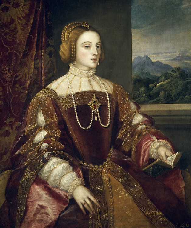 Isabel de Portugal. Óleo sobre lienzo. Tiziano, 1548