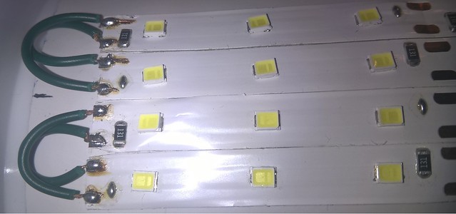 led strip soldered
