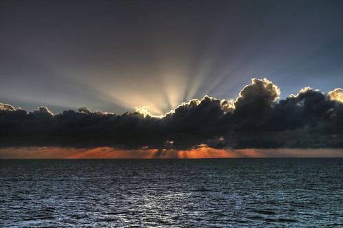 ocean cruise sea sky sun nature water clouds sunrise mexico island 200512 rays cozumel