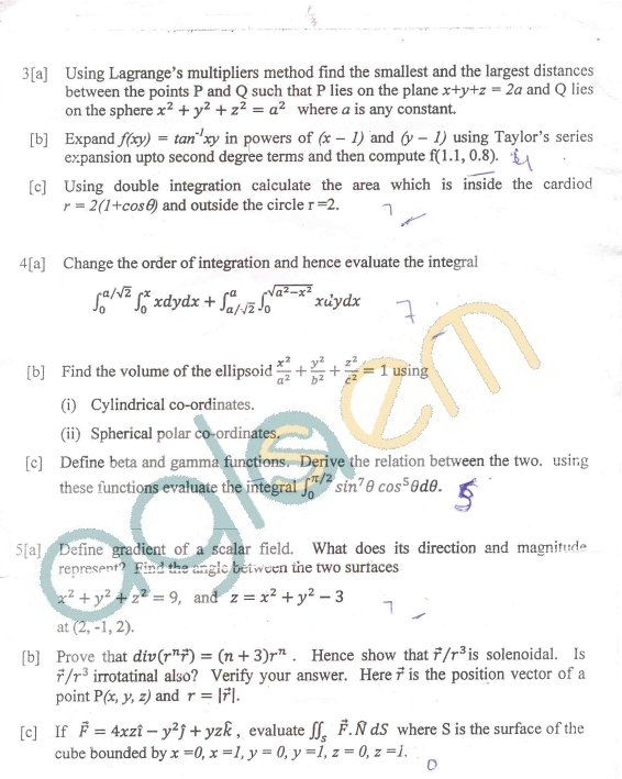 DTU Question Papers 2010 – 1 Semester - Mid Sem - MR-116