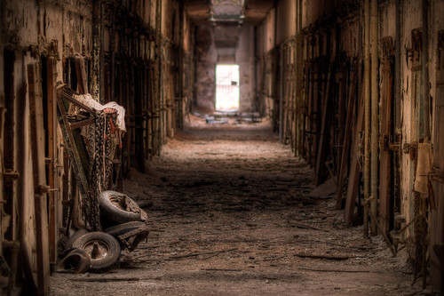 old trip urban building abandoned philadelphia architecture buildings scary pennsylvania decay urbandecay hallway creepy prison jail hdr easternstatepenitentiary 52weeks cpc52