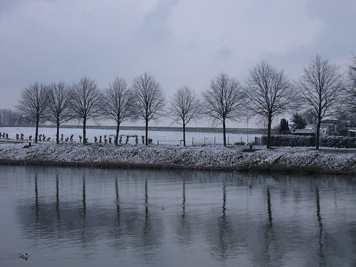 snow river germany europe north kanal deutsch putih salju eropa lenne jerman rhinewestphalia datteln