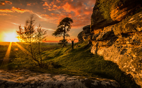 sunset selfportrait tree nikon boulders northumberland rockclimbing crags sigma1020mm nikond3200 bolam shaftoecrags