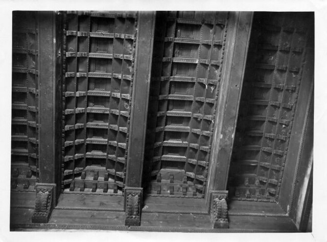 Artesonado del Palacio de la Sisla  © Fondo Rodríguez. Archivo Histórico Provincial. JCCM. Signatura CGD2-078