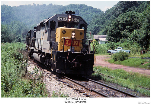 railroad train diesel kentucky railway trains locomotive trainengine ln emd sd402 sd40 louisvilleandnashville sixaxle wolfcoal