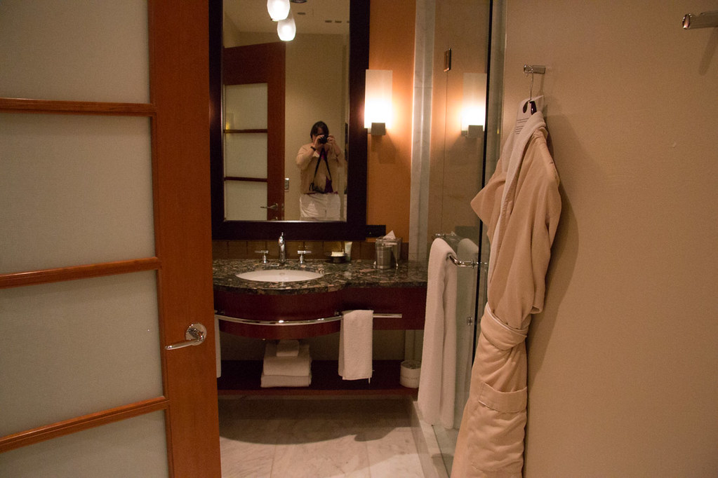 Bathroom at Grand Hyatt Seattle, 1 Bedroom King room