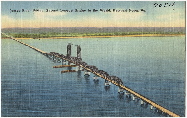 James River Bridge, second longest bridge in the world ...