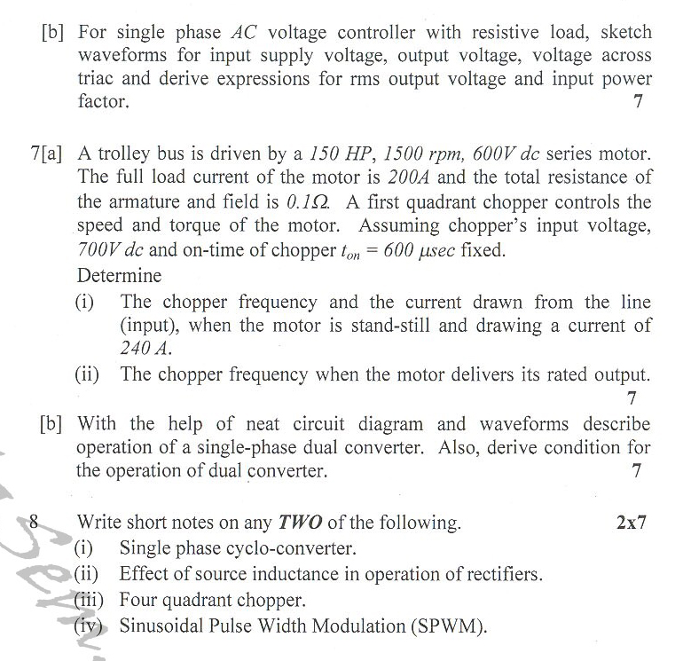DTU Question Papers 2010 – 6 Semester - End Sem - EE-314
