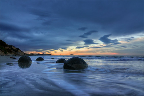 longexposure sunset newzealand sky seascape beach clouds shoreline southisland moeraki tamron1224 explore38513042013