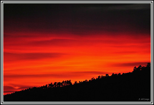 madrid sunset red sky españa naturaleza black contraluz atardecer rojo árboles negro paisaje sierra bosque cielo nubes montaña siluetas bosques nikond3000