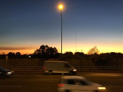 Sunset across the freeway #perthisok #perthlife #icwest #thisiswa #sunset #nofilter #nofilterneeded #cars #iphone #iphoneonly #australiagram #perthshot #perth #perthwa #soperth