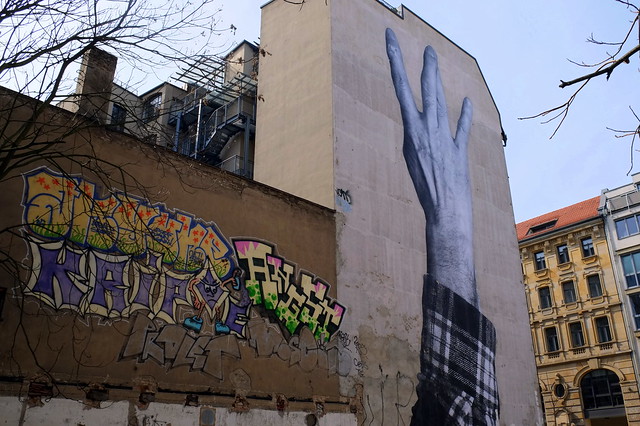 streetart . jr  "wrinkles of the city" . berlin